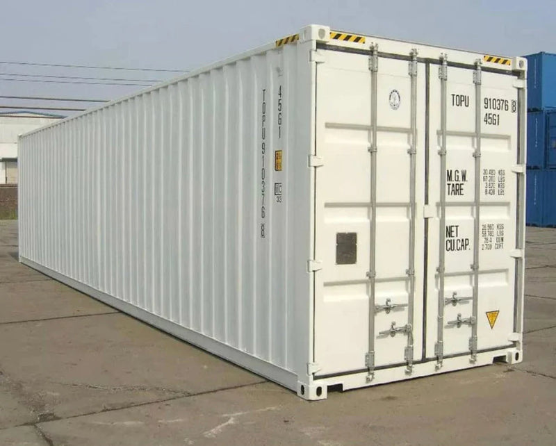 40-Fuß-weißer Versandcontainer – neu